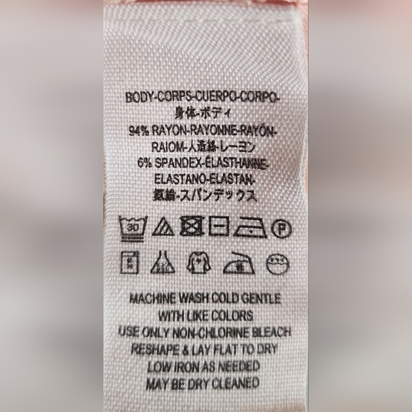 FREE PEOPLE Amelia Pink Racerback Tank Top SIZE MEDIUM - Picture 2 of 6